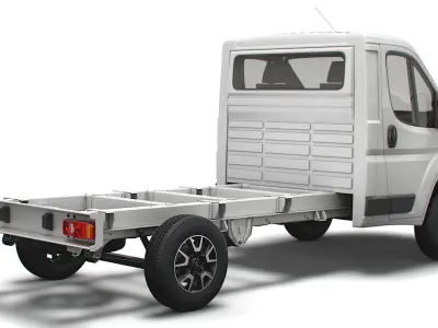 Vauxhall Movano Chassis Truck Single Cab 3450WB 2022 3D model