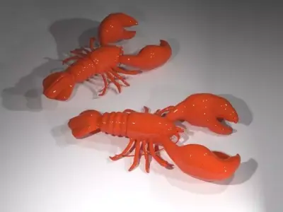 Lobster  Low-poly 3D model