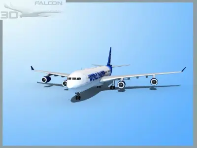 Falcon3D A340-600 World Charters 3D model
