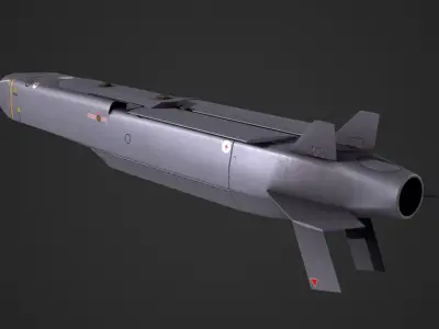 SCALP EG - Storm Shadow Low-poly 3D model