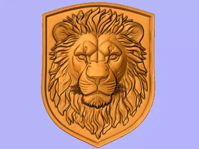 ESCUDO LEAO  3D model