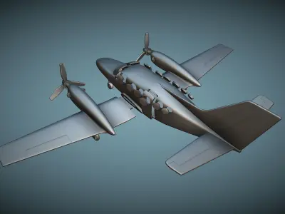 Cessna 425 Corsair - 3D Printable Model 3D print model