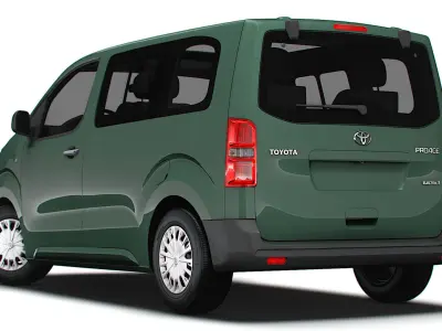 Toyota ProACE Verso Electric Compact 2024 3D model