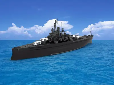 USS Nevada 3D model