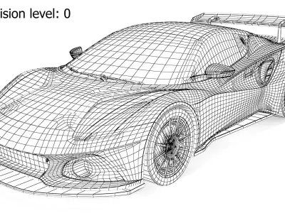 Lotus Emira GT4 3D model