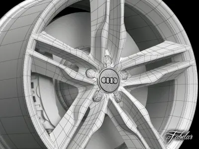 Audi S7 rim 3D model