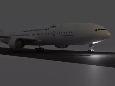 A777 S qatar airways Free 3D model