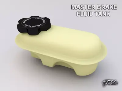 Master brake fluid tank 3D model