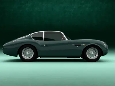 Aston Martin DB4GT Zagato 1960-1963 Free 3D model