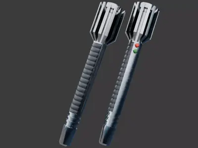 Freedon Nadd Shortsaber Low-poly 3D model