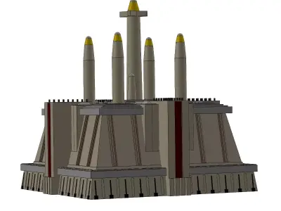 Jedi Temple Building 3D print model