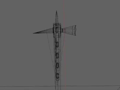 War hammer high texture 3D model 3D model