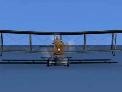 Airco DH-4 V03 USASC 3D model