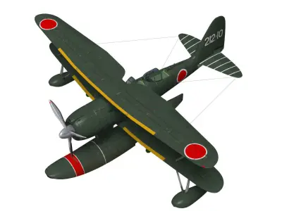 Mitsubishi F1M Pete 3D model