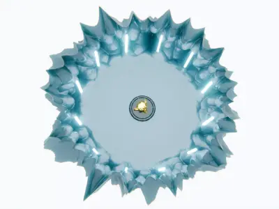 Modular Commercial Environment V1 - Scene for Blender 3D model