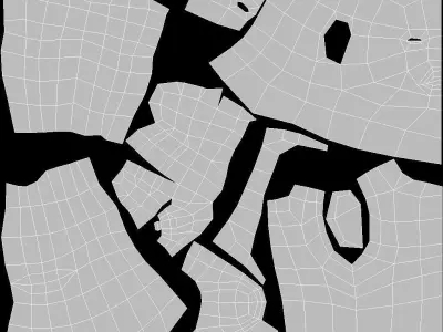 Warrior Low Poly knight Low-poly 3D model