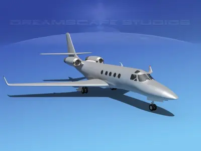 IAI Astra Jet Bare Metal 3D model