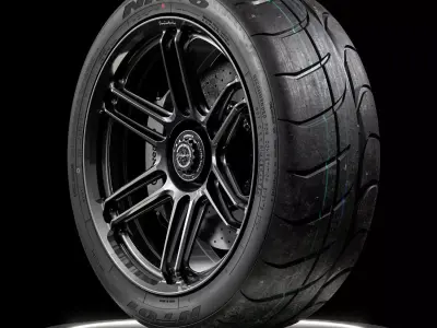 Nitto NT01 255 40 ZR20 3D model