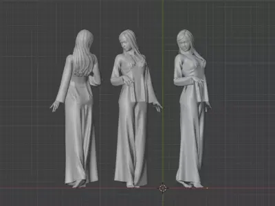 South Vietnamese pajama Free 3D print model