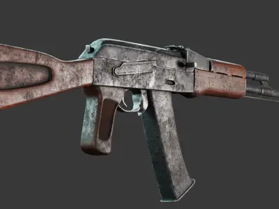 AK-74 ak - rifle Free low-poly 3D model