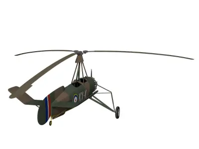 Cierva C30 3D model