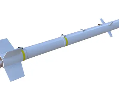TL-2 Air to Ground Missile Low-poly 3D model