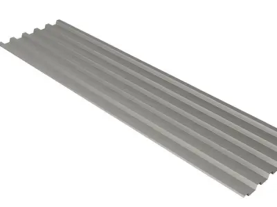 Standard facade panels 3D model