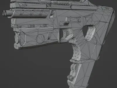  Alternator SMG Free low-poly 3D model