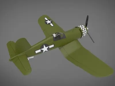 F4U Corsair 3D model
