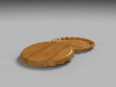 Bottle Opener Serving Tray Cnc Router File 3D print model