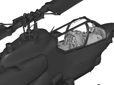 AH-1W Super Cobra 3D model