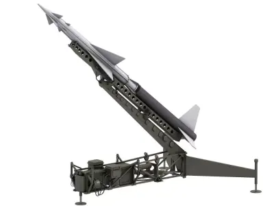 MIM-3 Nike Ajax 3D model