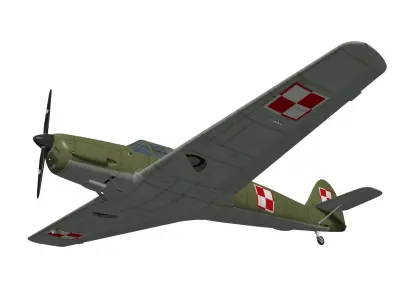 messerschmitt bf108 Taifun 3D model