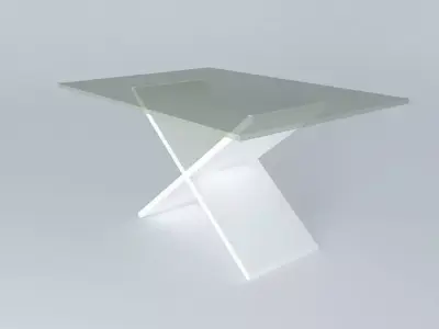 Glass table  Free 3D model purchase