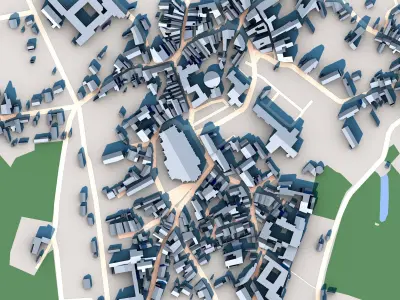 Saint-Lazare Cathedral Autun France 3D model