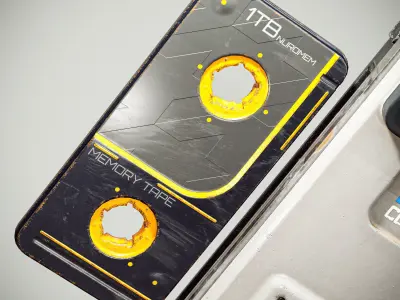 Sci-fi Controller V13 PBR Low-poly 3D model