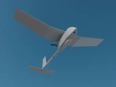 RQ-11 Big Crow US military drone small UAV portable drone 3D model