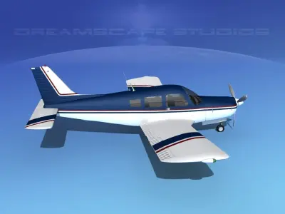Piper Turbo Arrow 240 V13 3D model