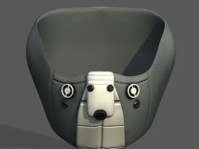 Gas mask helmet scifi fantasy armor hats military 3D model