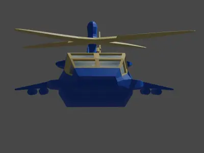 Helicopter 3D model