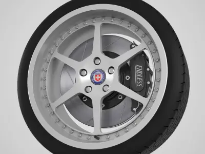 HRE Performance Rim 3D model