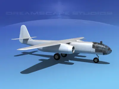 Blitz Bomber Bare Metal 3D model