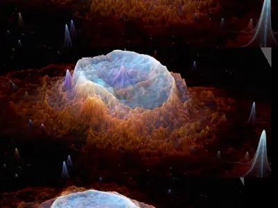 Low Res James webb deep sky object 3d software analysis Free 3D print model