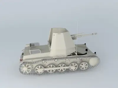 Panzerjäger I (German Tank) 3D model