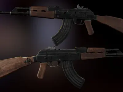 ak 47 model  3D model