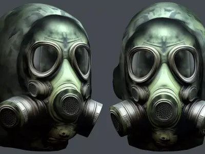 Helmet 3d model military combat Military Low-poly Low-poly 3D model