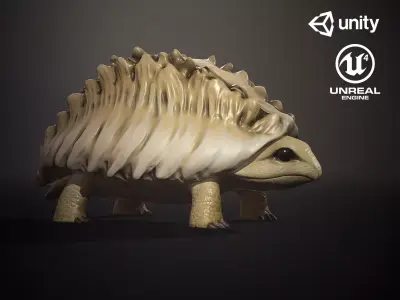 Tortoise1 - Game Ready Low-poly 3D model Low-poly 3D model