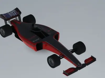 Formula 1 racing car Free 3D model