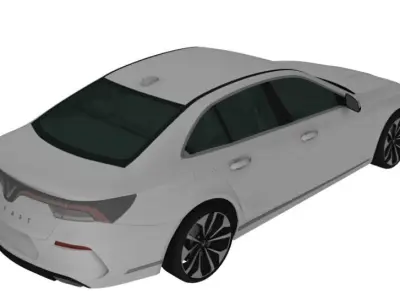 CAR VinFast LUX A2 Free 3D model