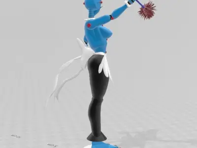 robot tina super sonico rosie jet son 3D print model